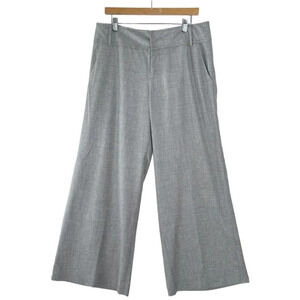 Y2K Vintage Rachel Roy New York Wool Blend Mid Rise Wide Leg Trousers Size 12